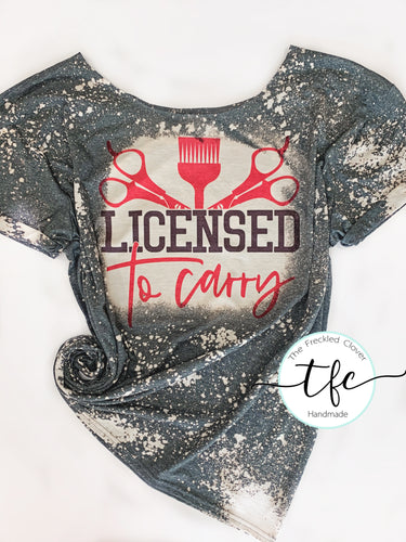 {Licensed to Carry} Hair Stylist