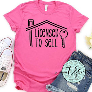 {Licensed To Sell} screen print tee