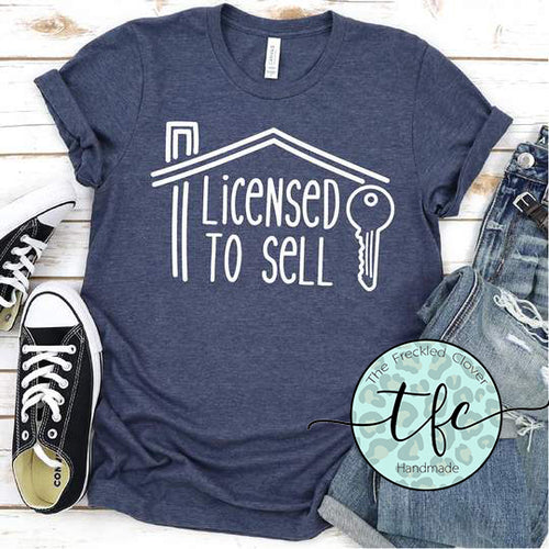 {Licensed To Sell} screen print tee