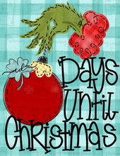 Load image into Gallery viewer, {Mean One Countdown} dry erase board