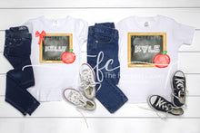 Load image into Gallery viewer, {Chalkboard Name Tee}