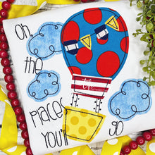 Load image into Gallery viewer, {Oh, The Places You&#39;ll Go} BOY applique design