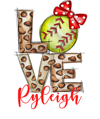 {Leopard Softball Love}