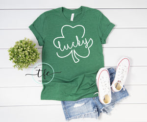 {This Is My LUCKY Tee} Adult+Youth