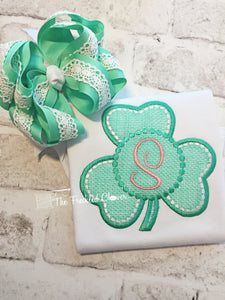 {Clover Monogram} Tee