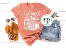 Load image into Gallery viewer, {Girls Just Wanna Have Sun} screen print tee