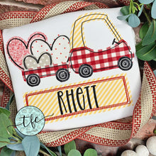 Load image into Gallery viewer, {Valentine Cozy Coupe} applique design