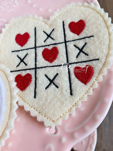 {VDay Felt Sugar Cookies} set of 6